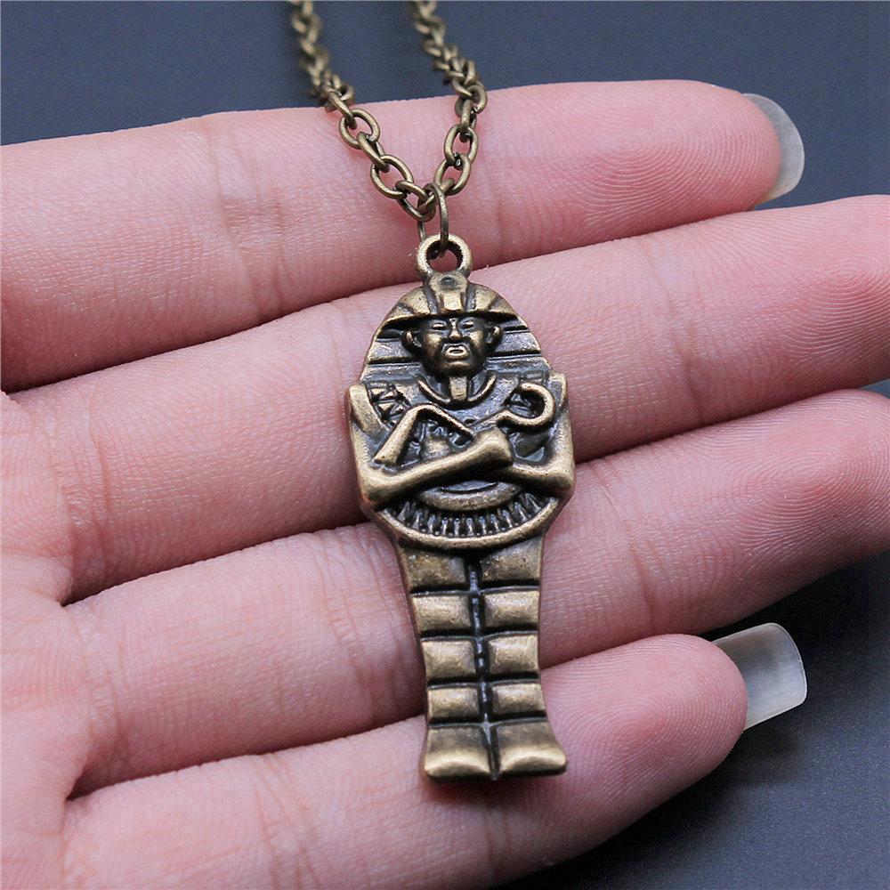 45cm Oder 70cm Lange Kette Halskette Pharao Chef Vintage Schmuckzubehör QN060