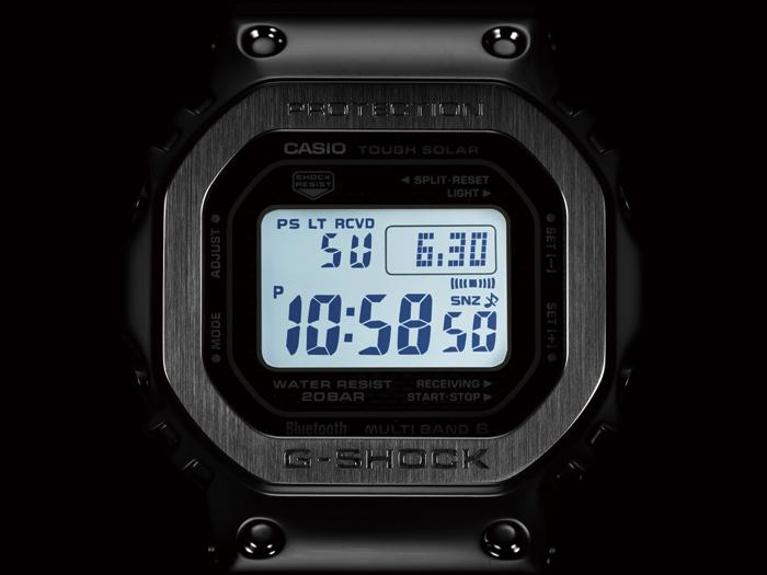 Casio Men's Stainless Steel 200M Water Resistant Shock Resistant Quartz Watch GMW-B5000D-1