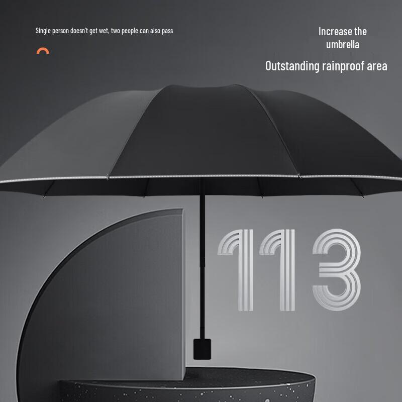 Mido Large 10-Rib Manual Reverse Folding Umbrella