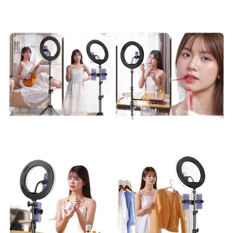 2025 Mobile Phone Live Streaming Stand with Fill Light - Complete Douyin Shooting & Selfie Beauty Desktop Kit