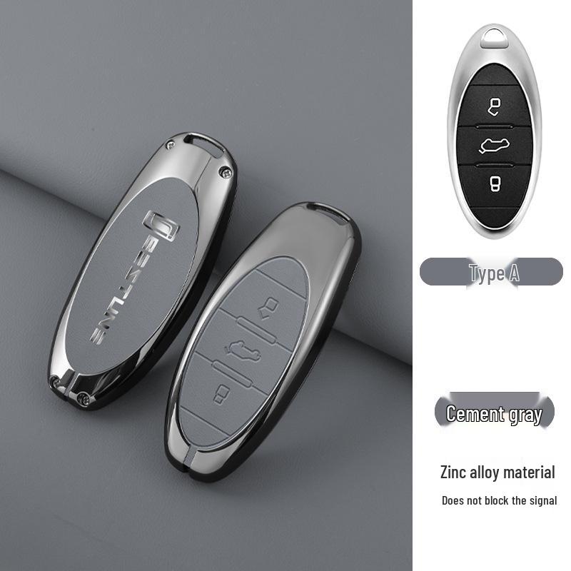 Compatible 2023 Bestune Key Case T55/T99/B70/B70S with Buckle Lock Bag and Keychain