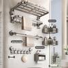 Aluminum Suction Cup Bathroom Hardware Set