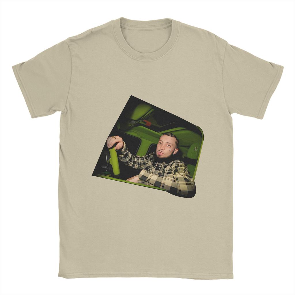 Bawełniana koszulka rapera Jc Reyes dla mężczyzn na lato   Hip Hop   Koszulki vintage z okrągłym dekoltem Hip Hopowa koszulka odzież projektowa plus size