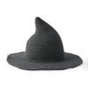 Hats: Witch hats, pointed tops, large brim hats, cotton yarn knitted wizard hats, top hats, foldable bowl hats, bucket hats
