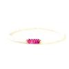 1pc Vintage Turquoise Bracelet Splicing White Elastic Chain Natural Stone Crystal Handmade Beaded Bracelets