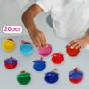 20x Musical Castanets Hand Percussion Instruments Rhythm Toys Clapper Board for Preschool Girls Boys