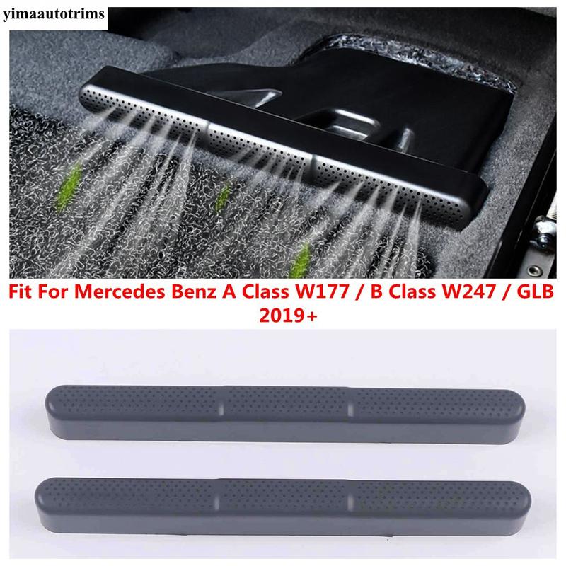 Seat Under Floor AC Air Vent Outlet Dust Cover Protect Accessories For Mercedes Benz A Class W177 / B Class W247 / GLB -2024
