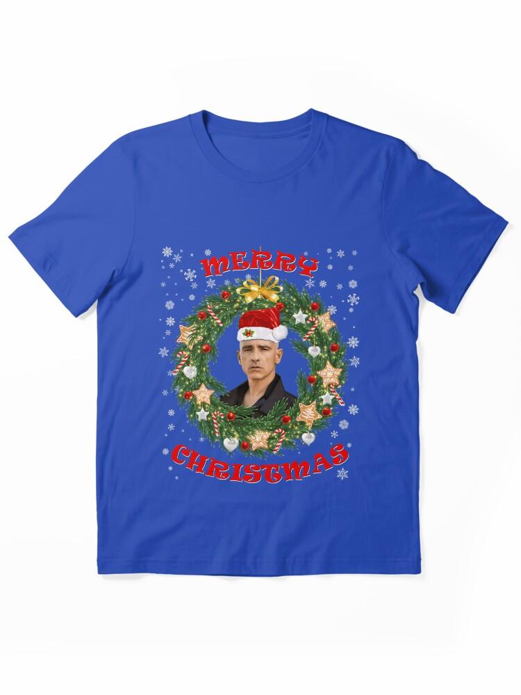 Eros Ramazzotti Merry Xmas Eros Santa Hat and Christmas Wreath Essential Unisex T-Shirt