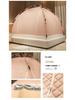 Winter Indoor Bed Tent: Light-Blocking, Drop-Proof, Thick Warmth, Full Coverage Mosquito Net, Mongolian Yurt Canopy.