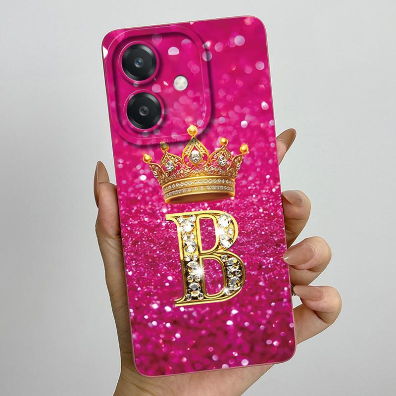 For Oppo A60 5G Case Silicon Crown Letter Shockproof Coque For OPPO A3 5G CPH2683 Cover For OPPO A3X A 3X A40 A40m 4G Phone Case