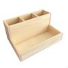 Elegant Wooden Makeup Organizer for Bedroom and Desk Storage