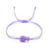 Pulsera trenzada de cerámica con pez koi de la suerte para mujer, multicolor, animal lindo, hecha a mano, ajustable, joyería de amistad