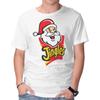 Unisex Crew Neck T-Shirt Jingles Graphic Short Sleeve Casual Tee
