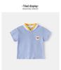 Cartoon Cotton Short Sleeve Polo Shirt for Toddler Boys - Summer Stand Collar T-Shirt