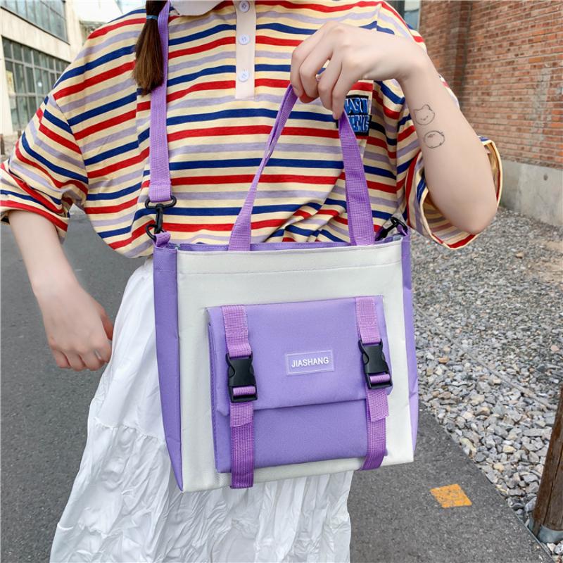 4pcs Primary School Backpack Secondary School Backpack Men's  Women's 4-piece Set Solid Color Large Capacity Waterproof Casual  Fashionable Backpack