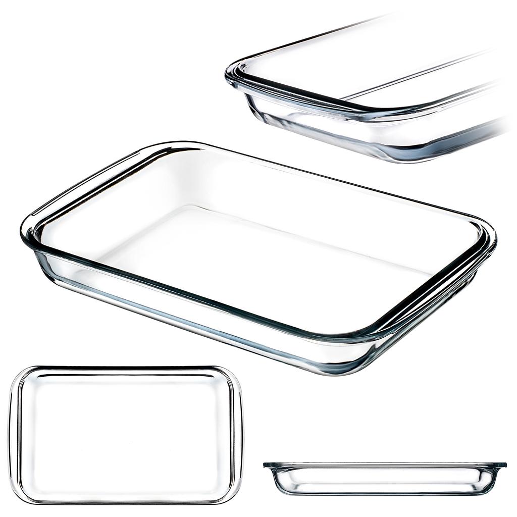 KADAX Naczynie Żaroodporne Prostokątne Szklane małe Do Zapiekania