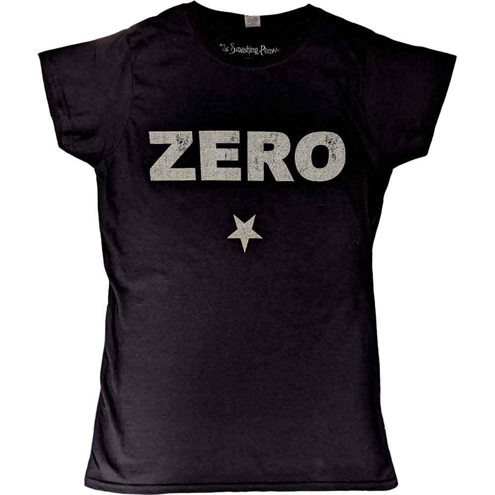 The Smashing Pumpkins Ladies T-Shirt: Zero Distressed (Medium) XL