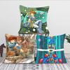 Bilibili Nausicaa Valley Wind Anime Pillow Case Square Pillow Bedroom Sofa Leisure ComfortCar Living Room Home Decoration 40X40