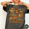 Women Vintage Thanksgiving Comfort Shirt Dark Academia Thanksgiving Fall Graphic TShirt Crewneck Unisex Y2K Top Streetwear