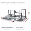 Desktop Multi-layer Open Wall Mount Perforated Case Platform