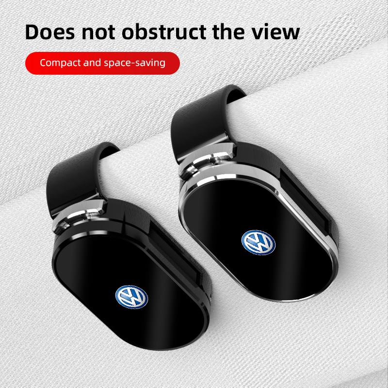Car Sunglasses Holder Car Sun Visor Glasses Storage Clip For Volkswagen VW GTI GTD Golf Tiguan Amarok T5 Atlas Eos Caddy Magotan Nh8
