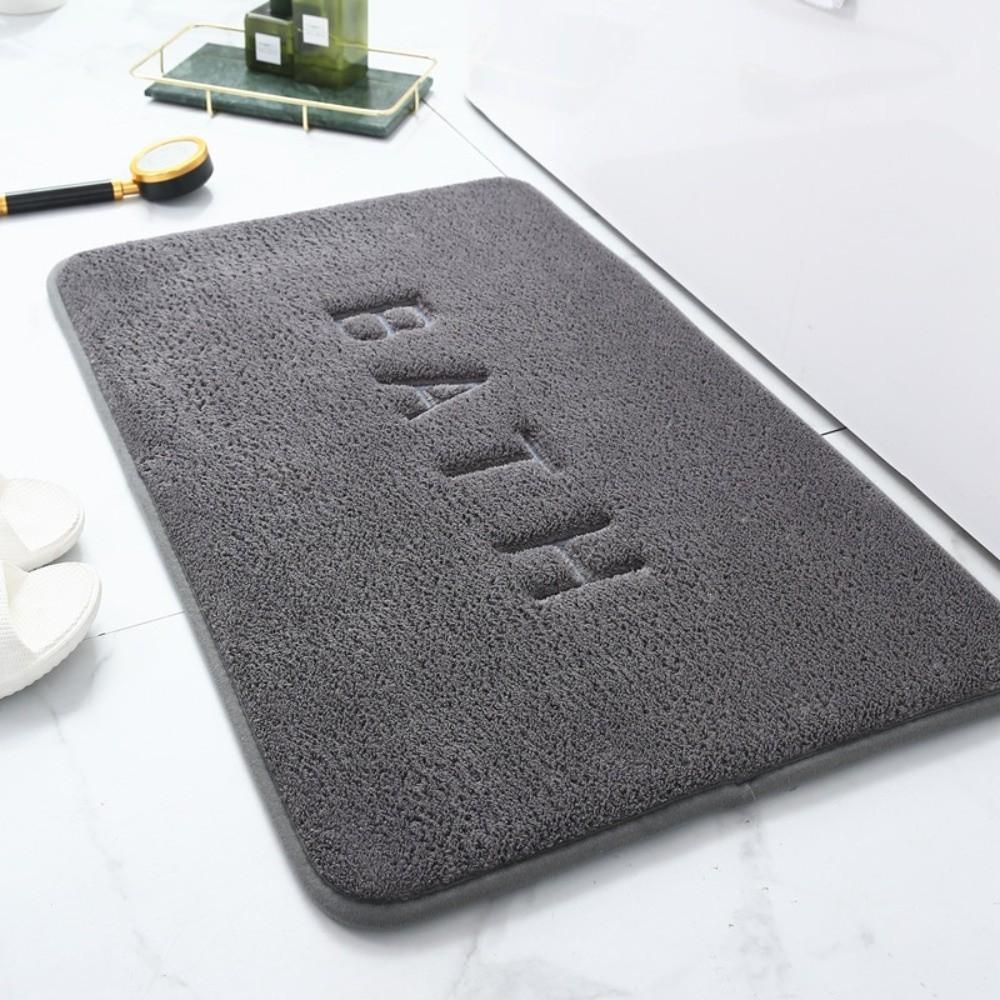 

40*60cm Bath Mat Dry Fast Bathroom Rug New Non-Slip Mat Bathroom Floor