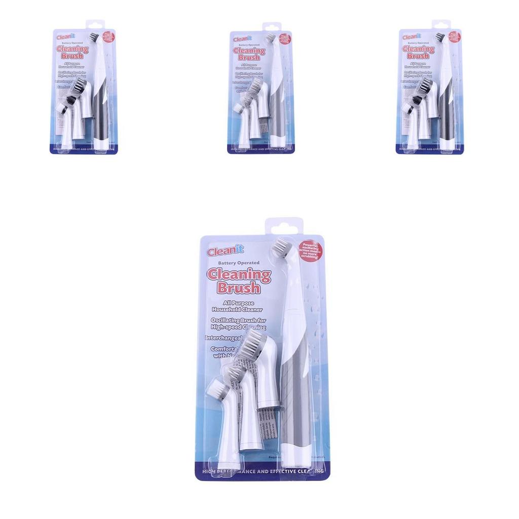 Cleaning Brush Set With Motor For Kitchen Scrubbing And Household Use