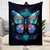 1pc Butterfly Signs blanket Soft and Warm for Sofa Office Camping Travel Livingroom Great Gift for Friends and Family Comfortable