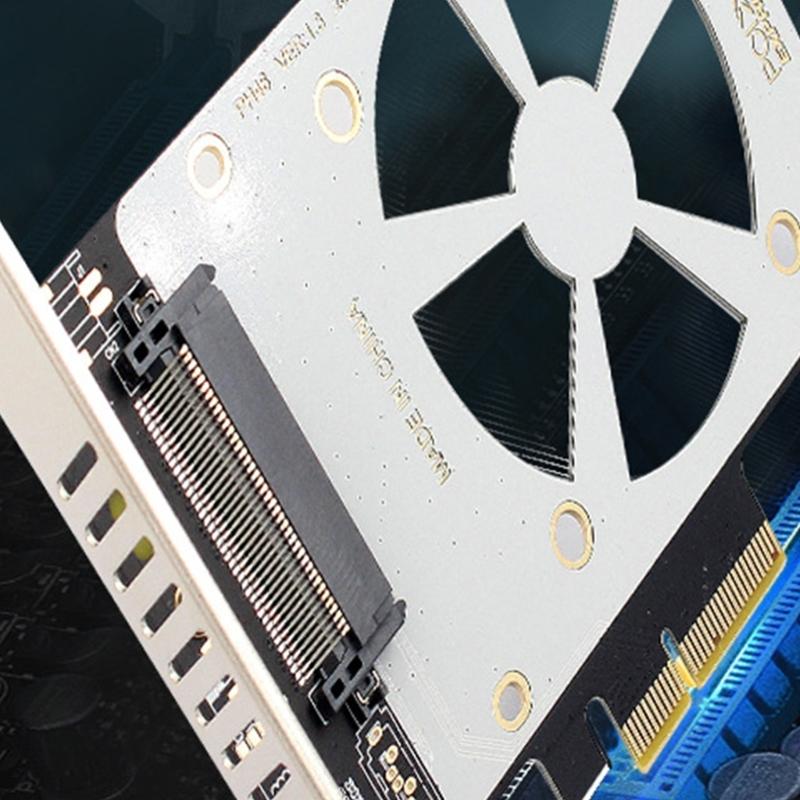 SFF-8639 til PCIE X4 Adapter PH46 til PCIe Adapter Rask Dataoverføring Høy Hastighet for Lesing og Skriving Overføring