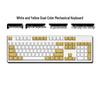 Hot-Swappable 104-Key Mechanical Gaming Keyboard for Girls, Wired, Blue/Black/Brown/Red Switches, Dual-Color Design