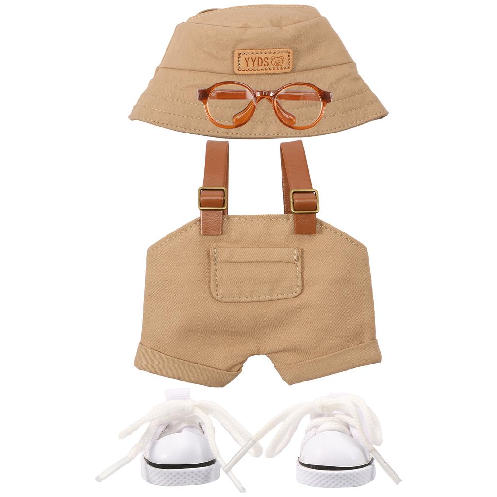 4Pcs Plush Doll Multiple Styles Clothing Set For Labubu Outfit Accessories Trendy Clothing Gfor 15/17cm Plush Toy