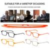 Comfortable Portable Vintage Ultra Thin Frame Anti-Blue Light Eyeglasses Reading Glasses Eye Protection