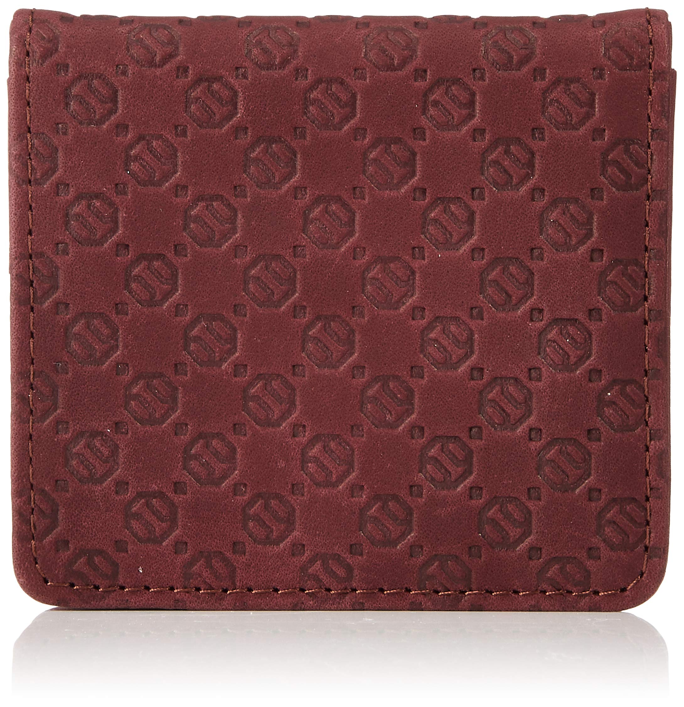 

MIZUNO Baseball Coin Purse Brown (Embossed), Unisex, 1GJYG713, Color