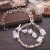 Tuanming Multi-layer Pearl Headband: Elegant Wedding Jewelry Veil Accessory