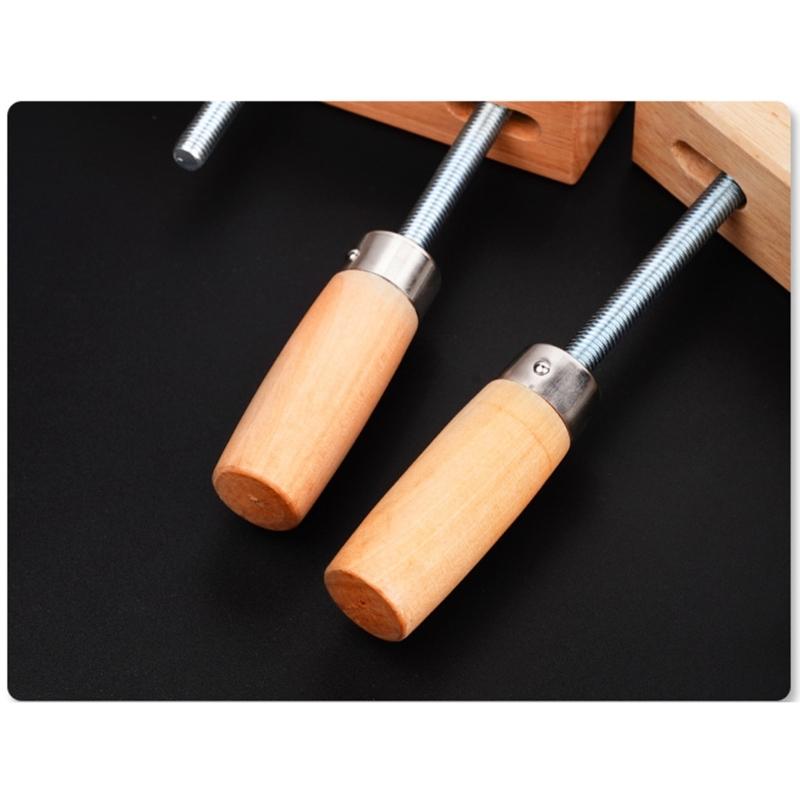 Durability Wooden Handscrew Clamp Superior Stability Wide Application for Instrument Repair DIY Woodworking Projects