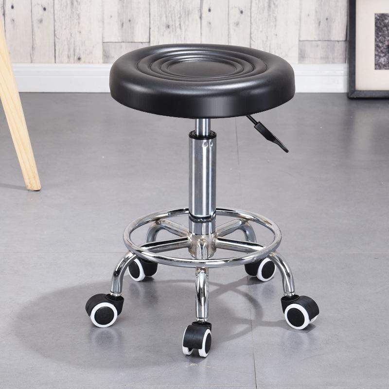 Adjustable Swivel Beauty Stool - Simple Lab & Bar Round Stool