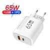 USB PD Oplader 65W GaN Oplader Type C Snellader Adapter EU/US Stekker Wandadapter Voor 16 Samsung Huawei