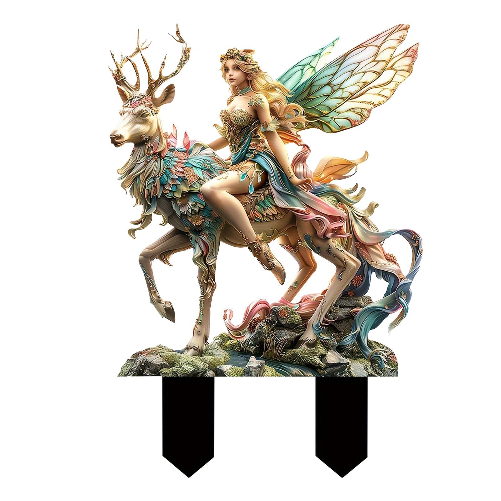 

Цветочный горшок садовый колышек украшение, 2D акриловый садовый грунт вставки горшки аксессуары большие горшечные растения фигурки ручной работы осенний декор для дома и сада One Size