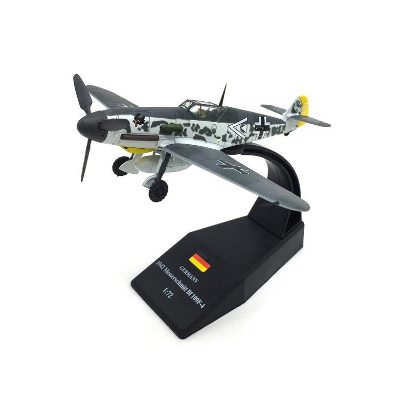 Jason Tutu 1/72 Scale Diecast Alloy Model German Fighter War Thunder Bf109 Military Missile Bomber Bf-109 Collect Gifts