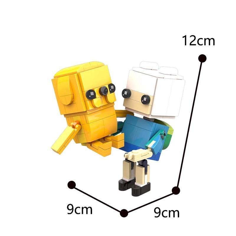 Building Block Compatible With 71483 Adventure Treasure Finnjake Square Head Boy, Creative Toy Puzzle