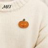 Ghost Enamel Pin Spooky Halloween Brooch Pin, Pumpkin Skull Haunted House Decorative Accessory for Sweaters Coats Bags Hats Scratch-resistant