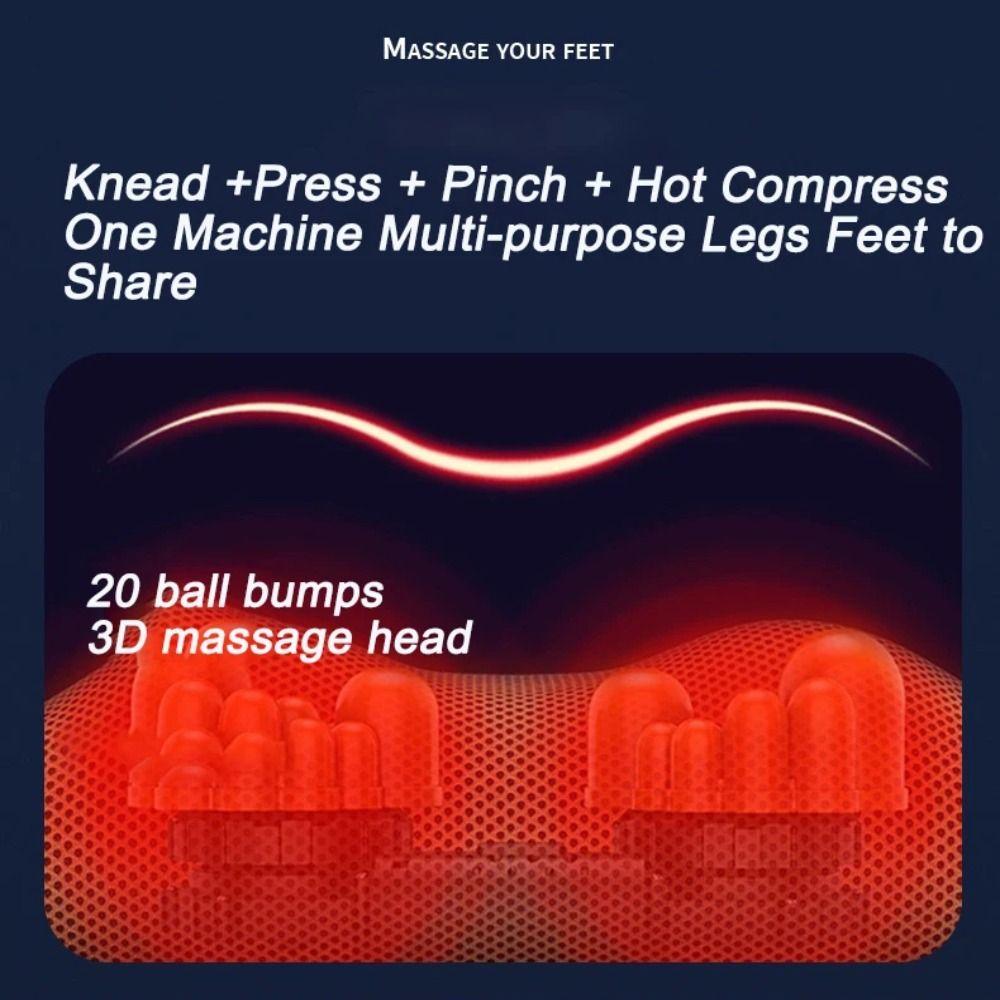 Massageador de Pés Elétrico Recarregável Portátil Aquecido Massageador de Tecido Profundo Uso Doméstico