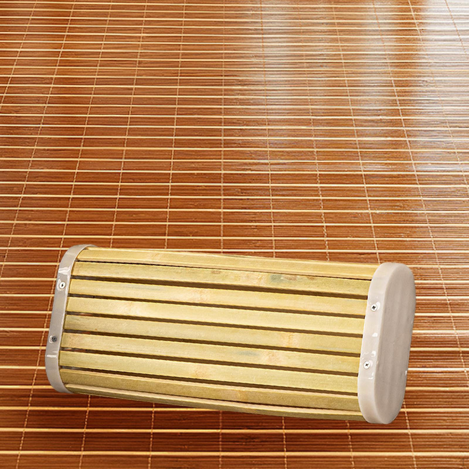 Bamboo Cervical Support Pillow for Home And Spa Settings 16cmx33cmx8cm 1956₽