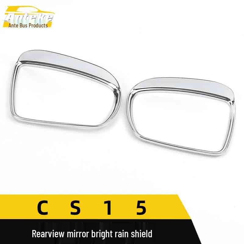CS15 Rearview Mirror Rain Shield & Electroplated Reflector Modification Kit