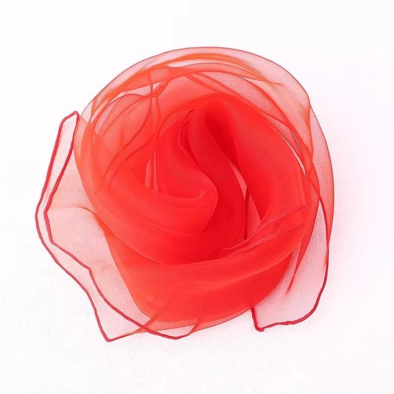 

6Pcs Dance Silk Scarves Music Magic Trick Props Rhythm Accessories Family Party Decor Gifts for Kids Performance Movement Toys