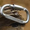 Outdoor Accessories Safety Climbing D Carabiner Keychain Buckles Spring Clips Camping Hiking Hooks