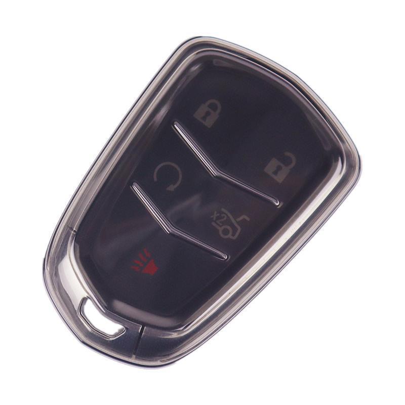 Transparent Full Coverage Key Case for Cadillac XT4 XT5 XT6 CT6 ATSL CTS XTS