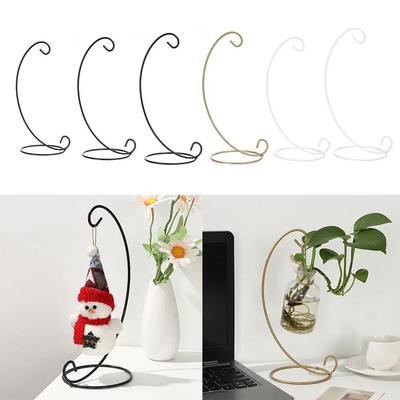 Tragbarer Glasball-Hänge-Ständer Retro Ökologischer Flaschen-Ständer Blumenständer Aquarium