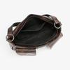 Retro Brown Studded Punk Shoulder Bag: Double Pocket Baguette for the Bold and Stylish
