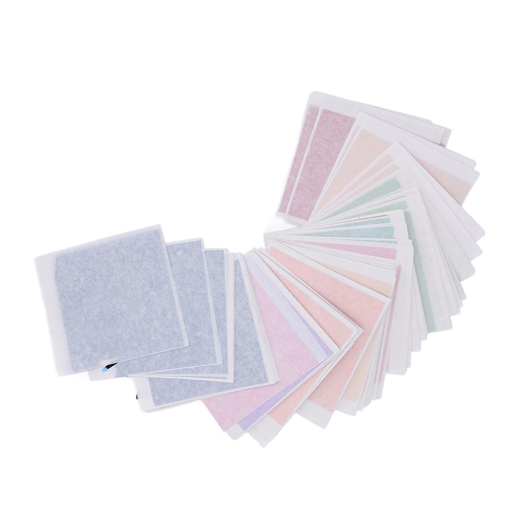 12 Colors Imitation Gold Leaf Sheets Multi Color Gold Leaf Paper 240 Pieces for Arts Decoration